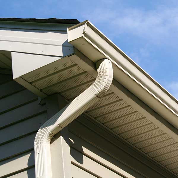 House with gutter